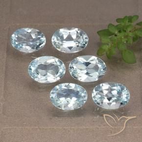Shop natural 5.84ct スカイブルー トパーズ gems, 楕円形, from ブラジル at GemSelect. In stock, global shipping!