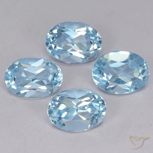 Shop natural 3.78ct スカイブルー トパーズ gems, 楕円形, from ブラジル at GemSelect. In stock, global shipping!