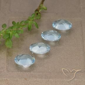 Shop natural 3.52ct スカイブルー トパーズ gems, 楕円形, from ブラジル at GemSelect. In stock, global shipping!