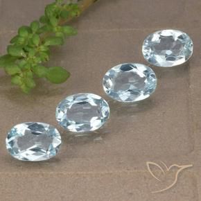 Shop natural 3.66ct スカイブルー トパーズ gems, 楕円形, from ブラジル at GemSelect. In stock, global shipping!