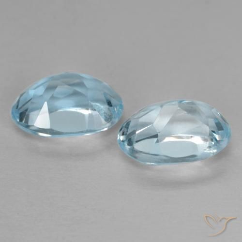 自然派の商品を探す 2.18ct スカイブルー トパーズ 宝石, オーバルカット, ブラジル からGemSelectで. 在庫あり、世界各国へ発送!
