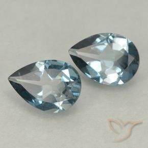 自然派の商品を探す 1.47ct ロンドンブルー トパーズ 宝石, 洋梨の形, ブラジル からGemSelectで. 在庫あり、世界各国へ発送!