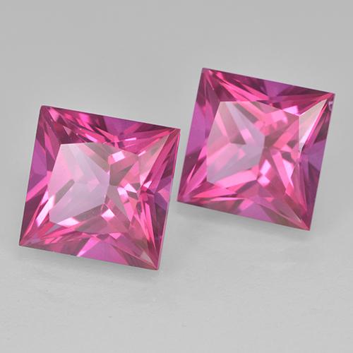Shop natural 12.52ct ダークピンク トパーズ gems, 四角形, from ブラジル at GemSelect. In stock, global shipping!