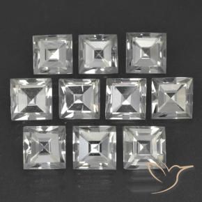 Shop natural 8.36ct クリアホワイト トパーズ gems, 四角形, from ブラジル at GemSelect. In stock, global shipping!