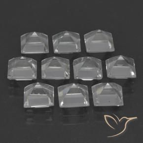 Shop natural 8.36ct クリアホワイト トパーズ gems, 四角形, from ブラジル at GemSelect. In stock, global shipping!