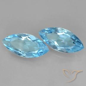 Shop natural 6.69ct スイスブルー トパーズ gems, マーキーズ, from ブラジル at GemSelect. In stock, global shipping!