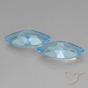 Shop natural 6.69ct スイスブルー トパーズ gems, マーキーズ, from ブラジル at GemSelect. In stock, global shipping!