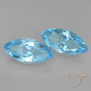 Shop natural 7.58ct スイスブルー トパーズ gems, マーキーズ, from ブラジル at GemSelect. In stock, global shipping!