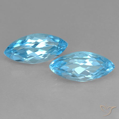 Shop natural 7.75ct スイスブルー トパーズ gems, マーキーズ, from ブラジル at GemSelect. In stock, global shipping!