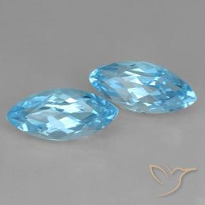 Shop natural 7.75ct スイスブルー トパーズ gems, マーキーズ, from ブラジル at GemSelect. In stock, global shipping!