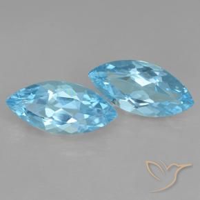 Shop natural 7.17ct スイスブルー トパーズ gems, マーキーズ, from ブラジル at GemSelect. In stock, global shipping!