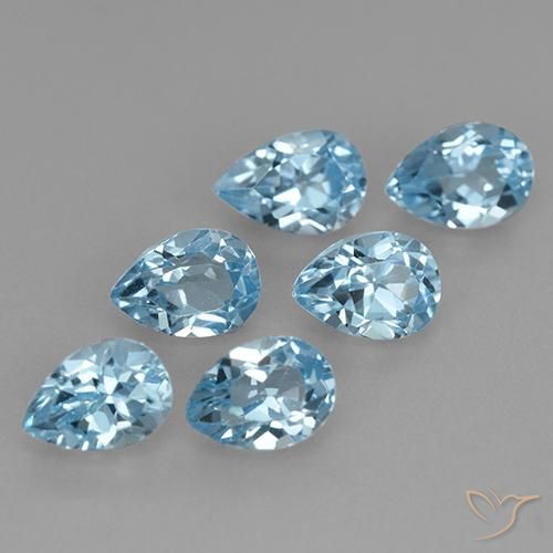 Shop natural 3.85ct スイスブルー トパーズ gems, 洋梨の形, from ブラジル at GemSelect. In stock, global shipping!