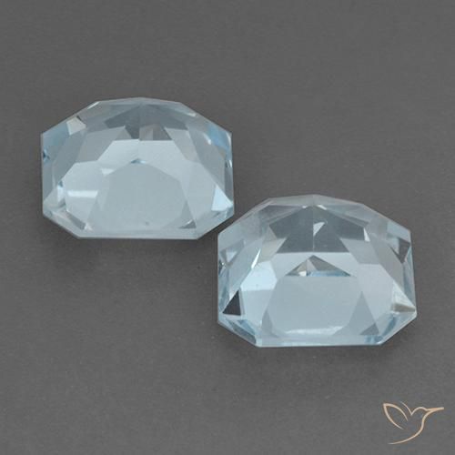 Shop natural 11.30ct スカイブルー トパーズ gems, 八角形 / エメラルドカット, from ブラジル at GemSelect. In stock, global shipping!