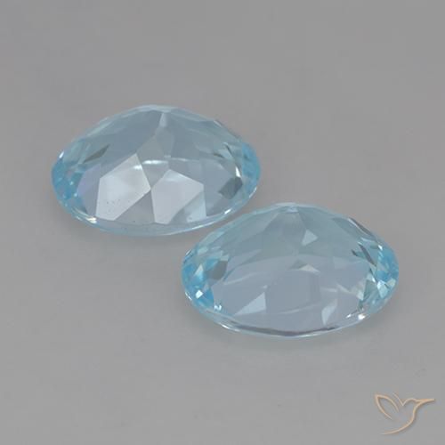 Shop natural 6.84ct スカイブルー トパーズ gems, 楕円形, from ブラジル at GemSelect. In stock, global shipping!