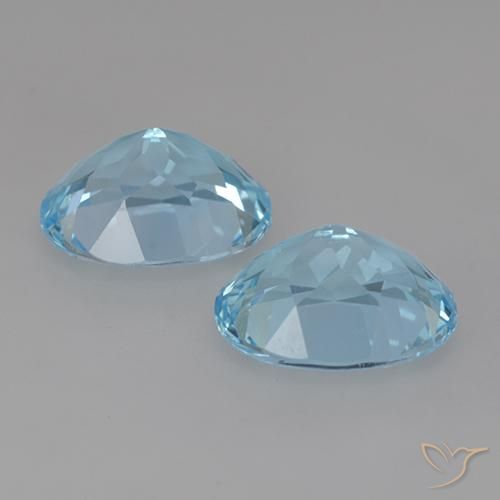 Shop natural 6.70ct スカイブルー トパーズ gems, 楕円形, from ブラジル at GemSelect. In stock, global shipping!