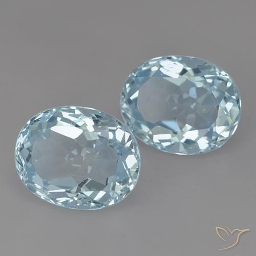 Shop natural 7.34ct スカイブルー トパーズ gems, 楕円形, from ブラジル at GemSelect. In stock, global shipping!
