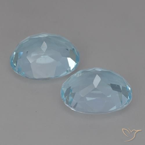 Shop natural 7.34ct スカイブルー トパーズ gems, 楕円形, from ブラジル at GemSelect. In stock, global shipping!