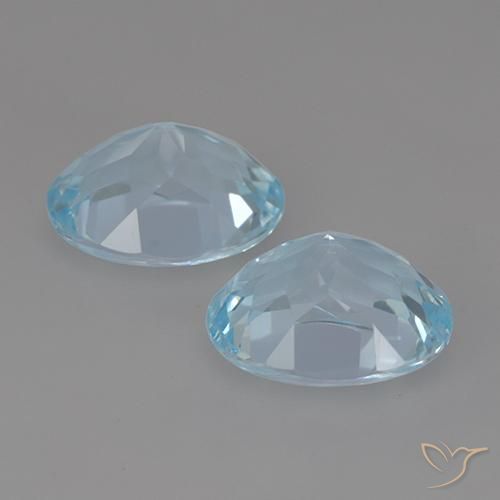 Shop natural 6.99ct スカイブルー トパーズ gems, 楕円形, from ブラジル at GemSelect. In stock, global shipping!