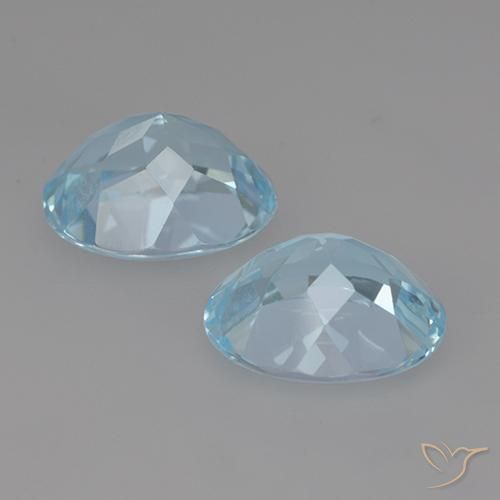 Shop natural 6.64ct スカイブルー トパーズ gems, 楕円形, from ブラジル at GemSelect. In stock, global shipping!