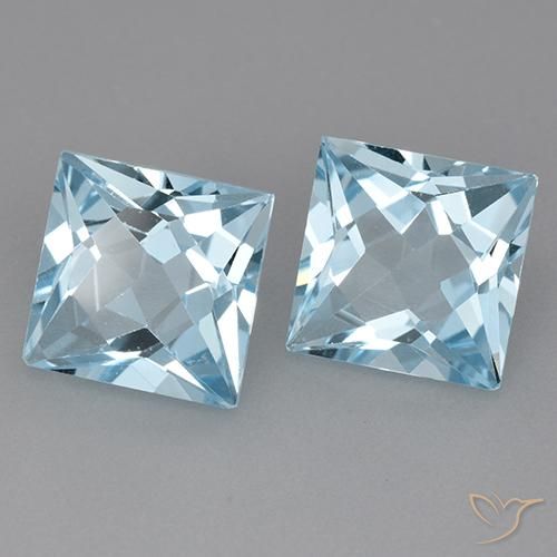 Shop natural 6.31ct スカイブルー トパーズ gems, 四角形, from ブラジル at GemSelect. In stock, global shipping!
