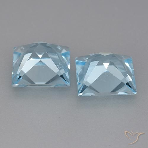 Shop natural 6.31ct スカイブルー トパーズ gems, 四角形, from ブラジル at GemSelect. In stock, global shipping!