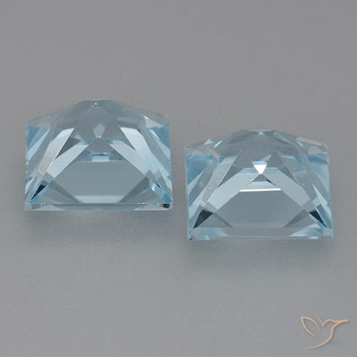 Shop natural 6.58ct スカイブルー トパーズ gems, 四角形, from ブラジル at GemSelect. In stock, global shipping!