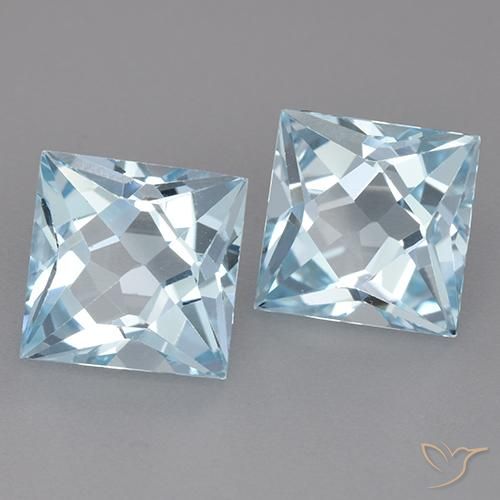 Shop natural 6.59ct スカイブルー トパーズ gems, 四角形, from ブラジル at GemSelect. In stock, global shipping!