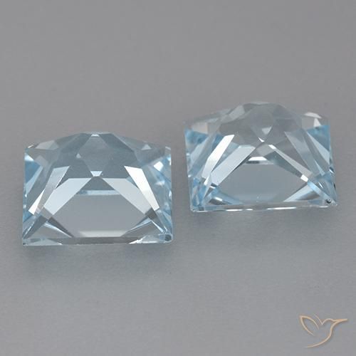 Shop natural 6.59ct スカイブルー トパーズ gems, 四角形, from ブラジル at GemSelect. In stock, global shipping!