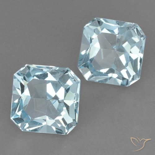 Shop natural 6.29ct スカイブルー トパーズ gems, 八角形 / エメラルドカット, from ブラジル at GemSelect. In stock, global shipping!