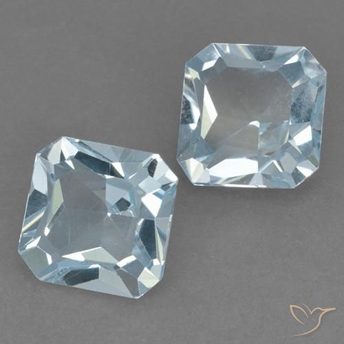 Shop natural 5.52ct スカイブルー トパーズ gems, 八角形 / エメラルドカット, from ブラジル at GemSelect. In stock, global shipping!