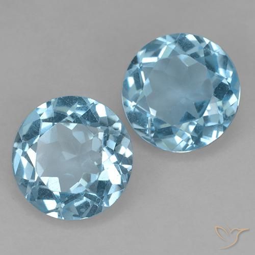 Shop natural 4.16ct スイスブルー トパーズ gems, ラウンド, from ブラジル at GemSelect. In stock, global shipping!