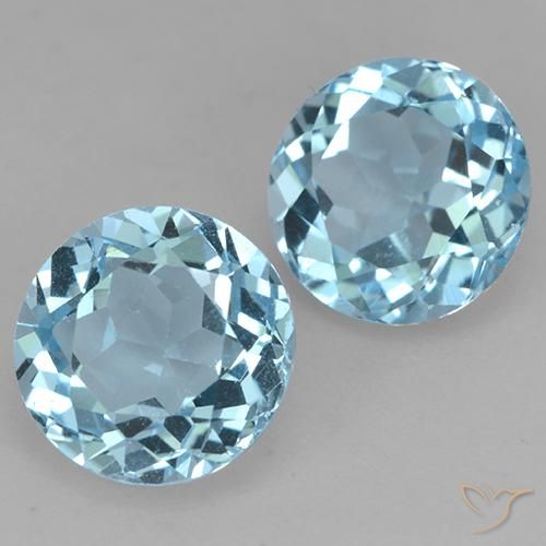 Shop natural 4.63ct スカイブルー トパーズ gems, ラウンド, from ブラジル at GemSelect. In stock, global shipping!