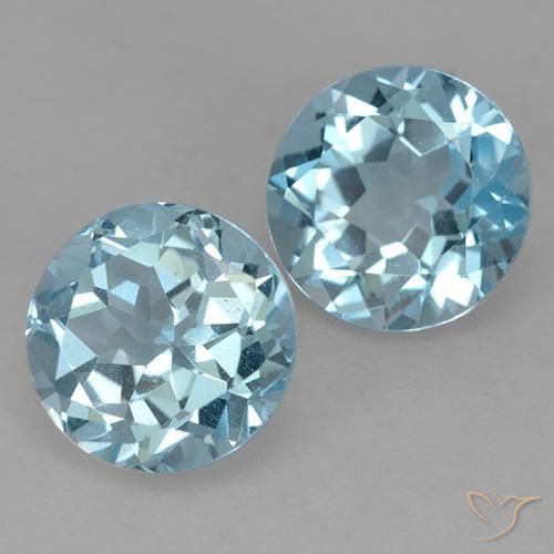 Shop natural 4.51ct スカイブルー トパーズ gems, ラウンド, from ブラジル at GemSelect. In stock, global shipping!