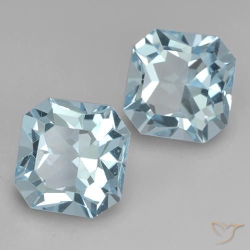 Shop natural 8.78ct スカイブルー トパーズ gems, 八角形 / エメラルドカット, from ブラジル at GemSelect. In stock, global shipping!