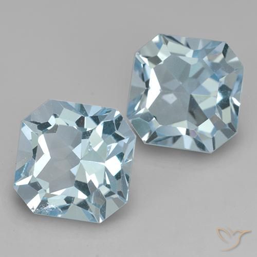 Shop natural 8.49ct スカイブルー トパーズ gems, 八角形 / エメラルドカット, from ブラジル at GemSelect. In stock, global shipping!