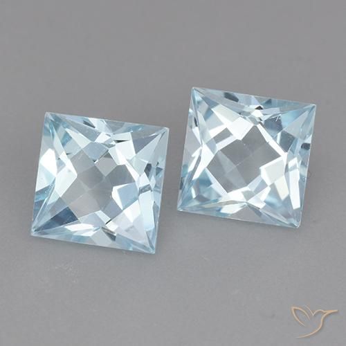 Shop natural 4.31ct スカイブルー トパーズ gems, 四角形, from ブラジル at GemSelect. In stock, global shipping!