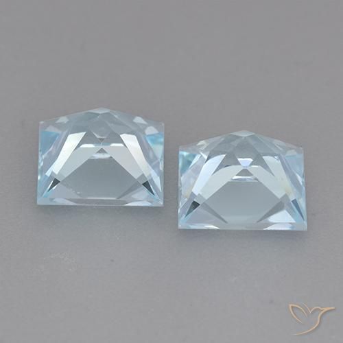 Shop natural 4.31ct スカイブルー トパーズ gems, 四角形, from ブラジル at GemSelect. In stock, global shipping!