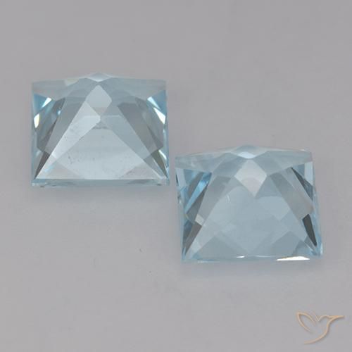 Shop natural 4.21ct スカイブルー トパーズ gems, 四角形, from ブラジル at GemSelect. In stock, global shipping!