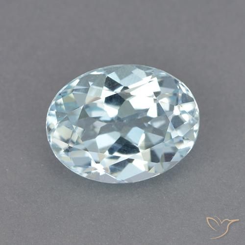 2.36ct 天然 スカイブルー トパーズ, 楕円形, VVS-VS