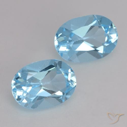 Shop natural 1.90ct スカイブルー トパーズ gems, 楕円形, from ブラジル at GemSelect. In stock, global shipping!