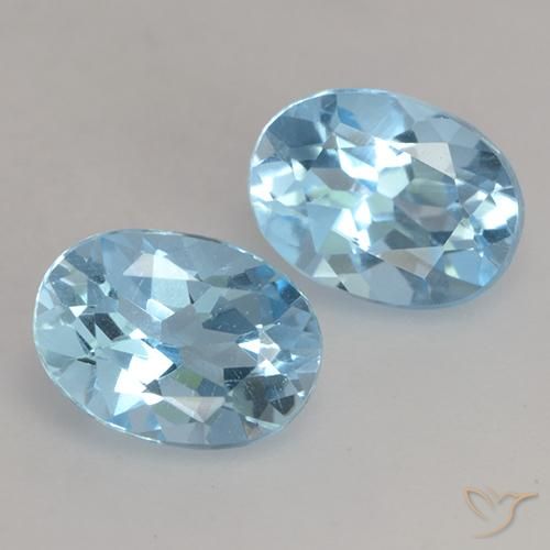 Shop natural 2.30ct スカイブルー トパーズ gems, 楕円形, from ブラジル at GemSelect. In stock, global shipping!