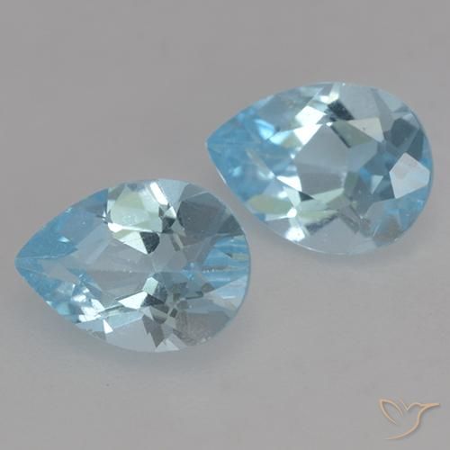 Shop natural 1.76ct スカイブルー トパーズ gems, 洋梨の形, from ブラジル at GemSelect. In stock, global shipping!
