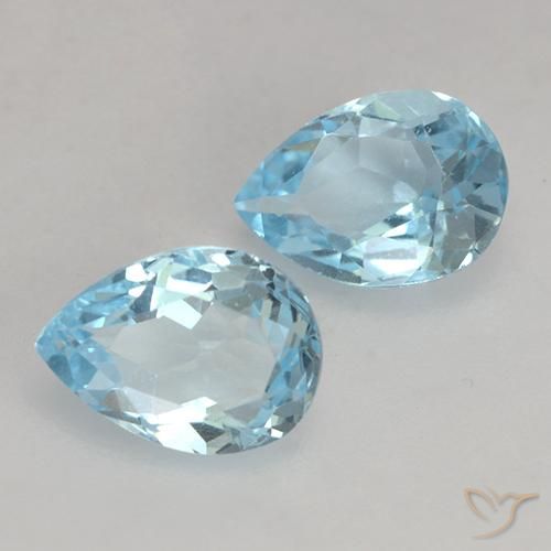Shop natural 1.74ct スカイブルー トパーズ gems, 洋梨の形, from ブラジル at GemSelect. In stock, global shipping!