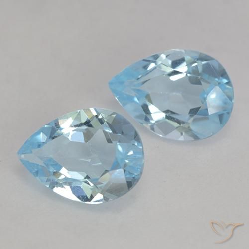 Shop natural 1.63ct スカイブルー トパーズ gems, 洋梨の形, from ブラジル at GemSelect. In stock, global shipping!