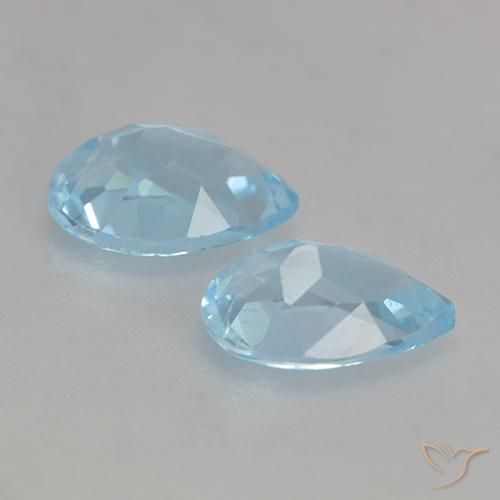 Shop natural 1.65ct スカイブルー トパーズ gems, 洋梨の形, from ブラジル at GemSelect. In stock, global shipping!