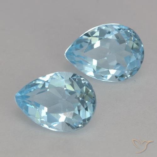 Shop natural 1.87ct スカイブルー トパーズ gems, 洋梨の形, from ブラジル at GemSelect. In stock, global shipping!