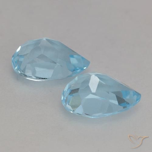 Shop natural 1.87ct スカイブルー トパーズ gems, 洋梨の形, from ブラジル at GemSelect. In stock, global shipping!