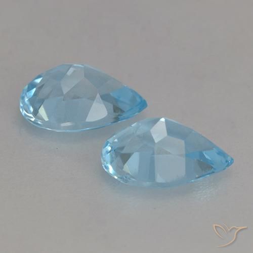 Shop natural 1.73ct スイスブルー トパーズ gems, 洋梨の形, from ブラジル at GemSelect. In stock, global shipping!