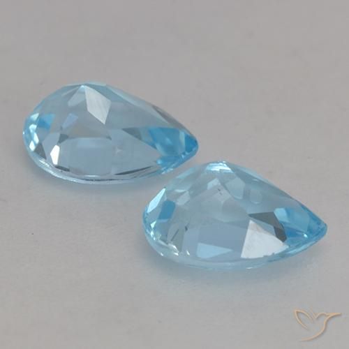 Shop natural 1.93ct スカイブルー トパーズ gems, 洋梨の形, from ブラジル at GemSelect. In stock, global shipping!
