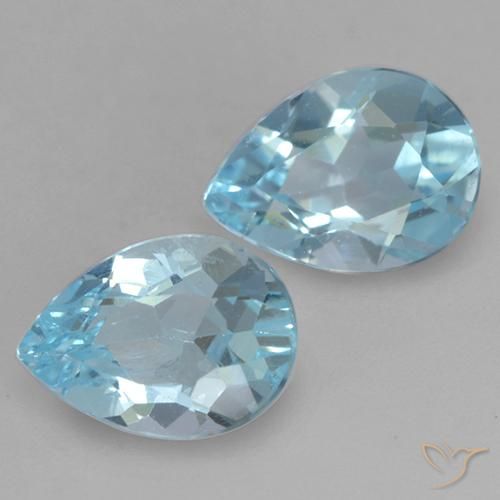 Shop natural 1.62ct スカイブルー トパーズ gems, 洋梨の形, from ブラジル at GemSelect. In stock, global shipping!